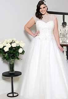 Grote maten trouwjurken | Bruidsmode Lydia 